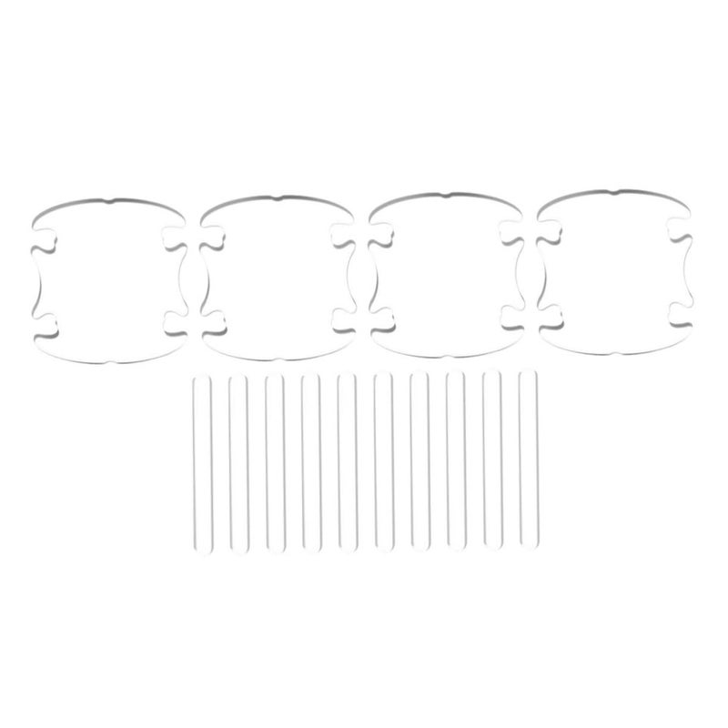 Car Door Handle Scratch Resistant Protective Film Set for Cars Trucks SUVs Easy Installation - Image 2