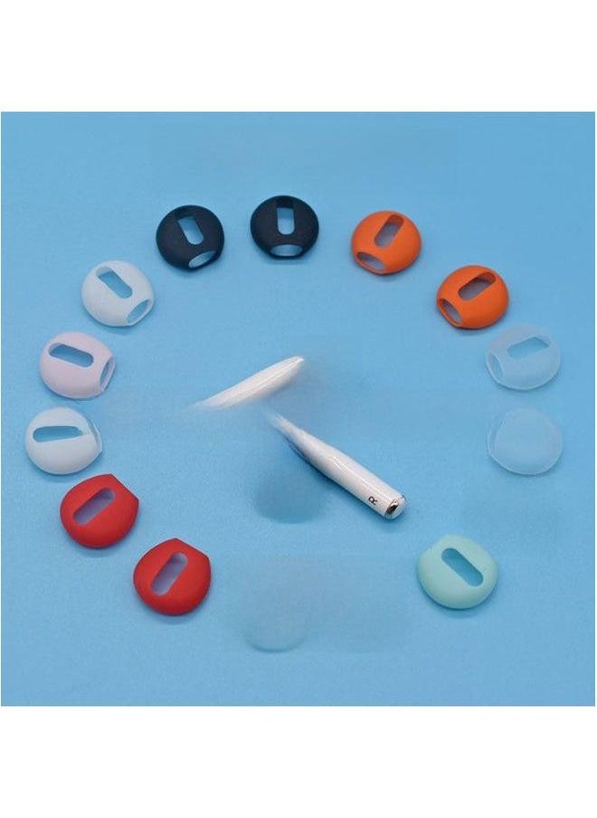 Generic - For Airpods Headphone Covers TWS Huawei Xiaomi Rammer Silicone Earbuds Ear Cap Apple Second Generation Headset-Color:Transparent (ultra-thin)-Model:ES32 ES62 ES68 - Image 1