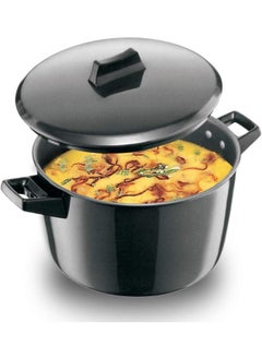 Hawkins 5 Liters Futura Aluminium Hard Anodised Cook-N-Serve Bowl,Black  - Image 1