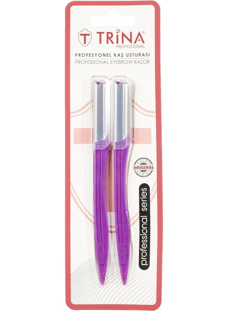 Trina Facial Hair Removal Blades for Women – Gentle & Precise Face Shaving, 2 Pieces - Image 1