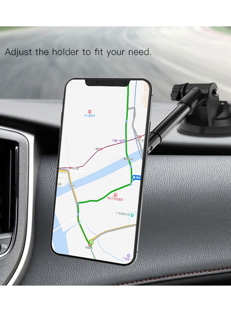 Yesido C41 Universal Dashboard Windshield 360 Degree Rotation Magnetic Magnet Mobile Phone Holder Black - Image 5