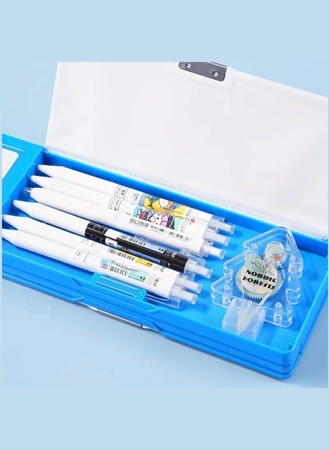 Multifunctional Double-Layer Pencil Case for Boys and Girls, a Must-have Pencil Case for Office and Study - Image 2