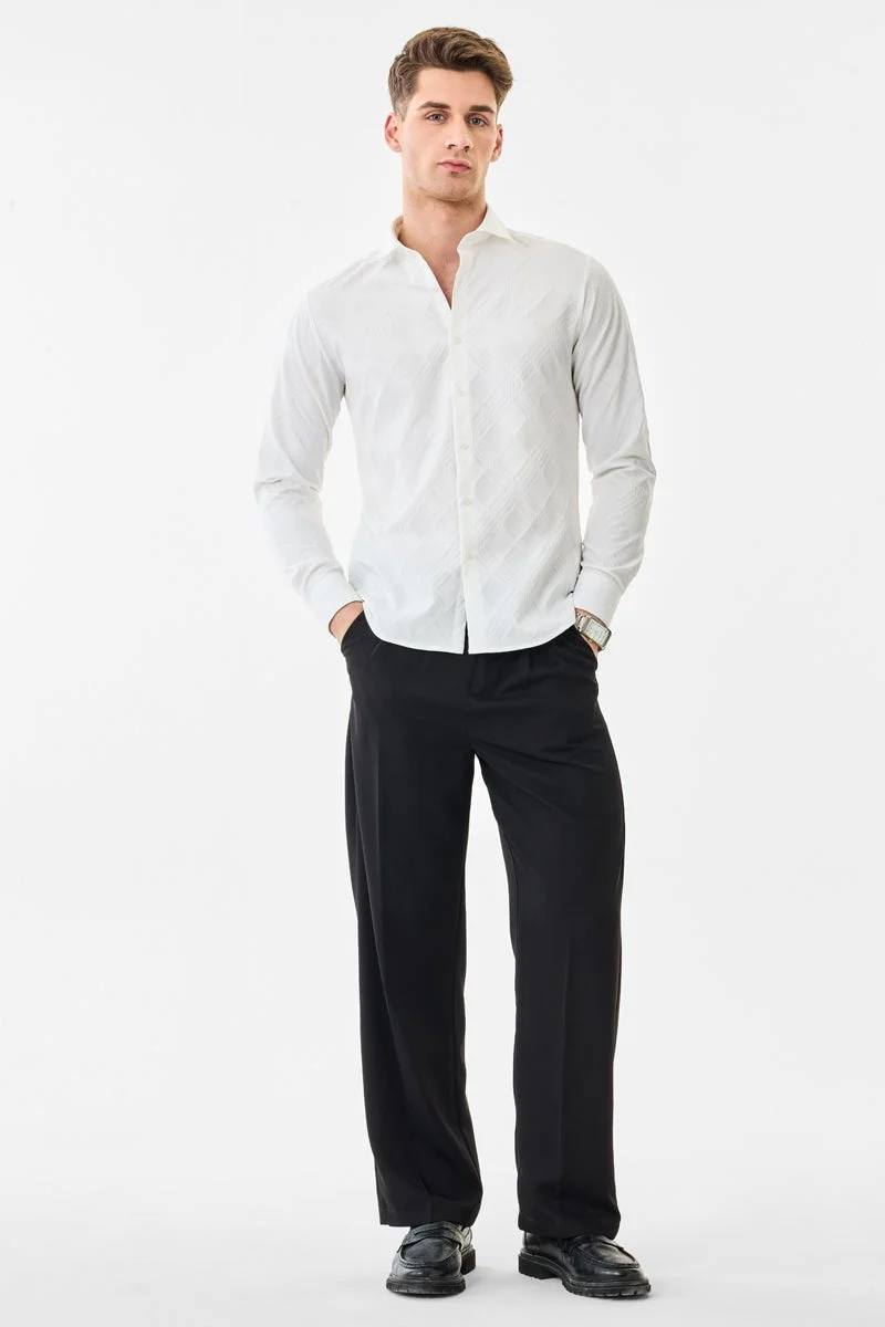 سنيتش Jacquard Slim Fit Shirt