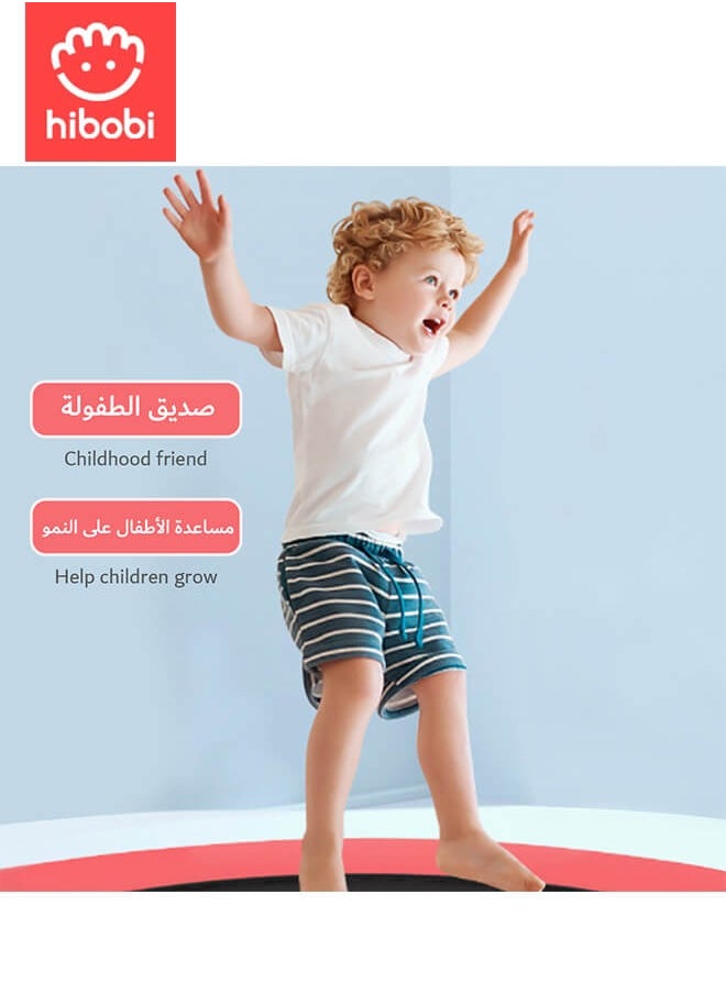 هيبوبي - الأطفال في الأماكن المغلقة في الهواء الطلق الترامبولين ، الترامبولين للأطفال مع شبكة أمان ، الترامبولين القفز وسادة هدية عيد ميلاد للبنين والبنات . - Image 1