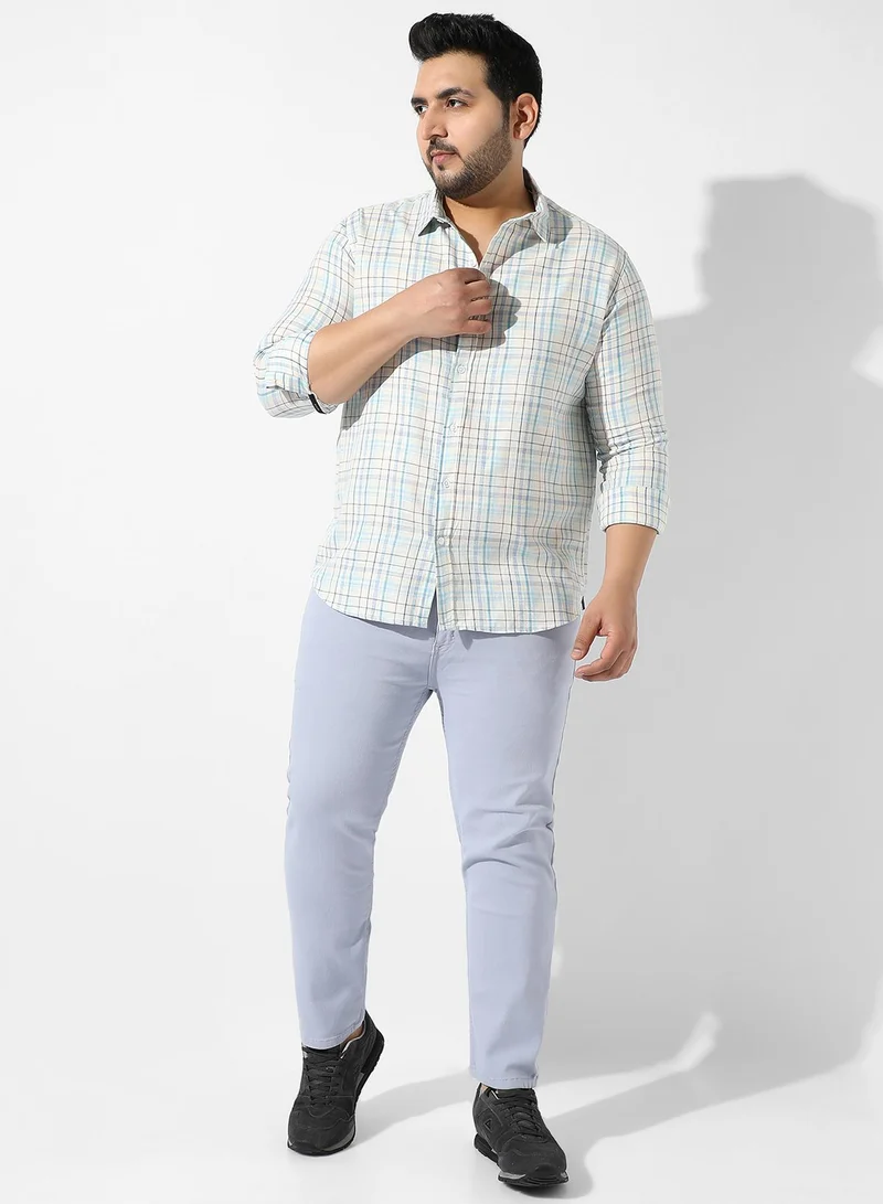 Instafab Plus Tartan Plaid Shirt