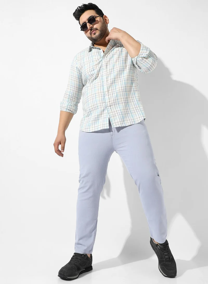 Instafab Plus Tartan Plaid Shirt