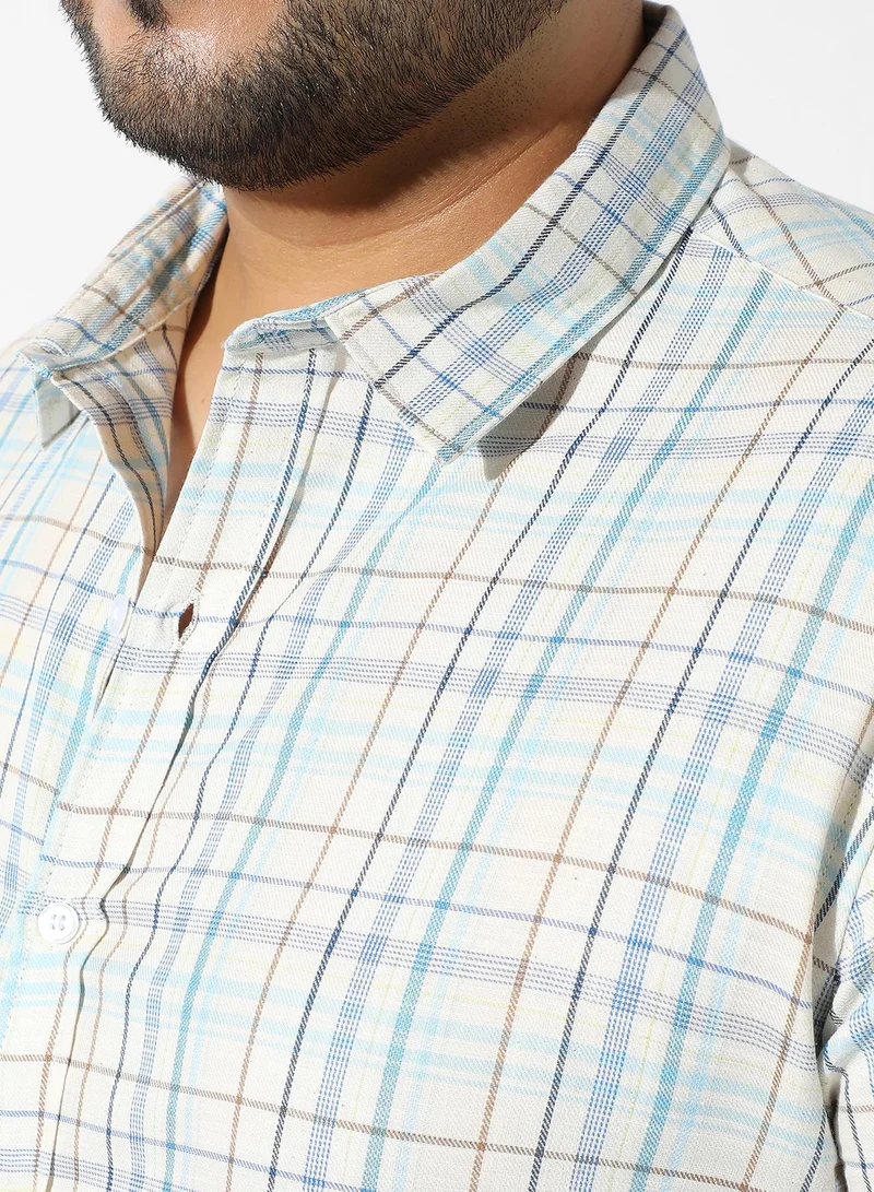 Instafab Plus Tartan Plaid Shirt