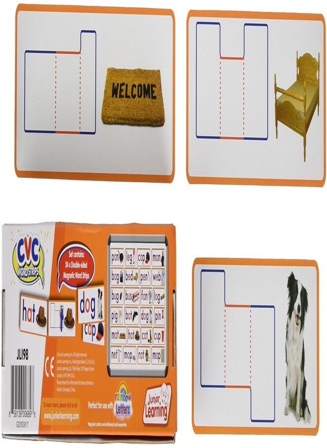 Junior Learning Junior Learning CVC Word Strips Set of 24  - Image 2