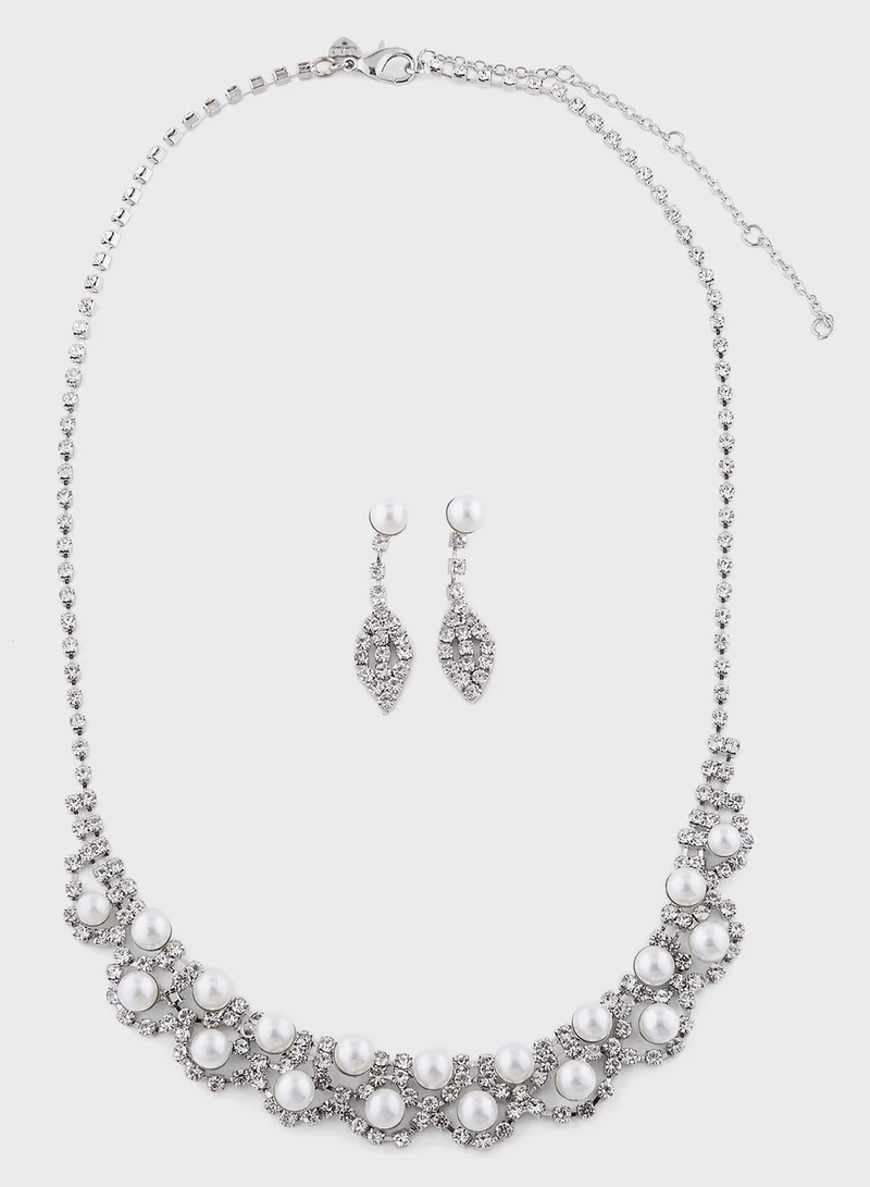 ALDO Lovelaria Necklace+Earrings Set