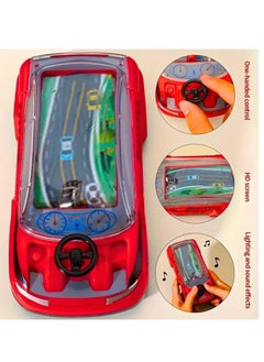 ARGT Handheld Car Adventure Game Machine – Kids’ Manual Racing Toy with Steering Wheel, Speed Gears, Lights & Sounds | Educational Puzzle Toy, Parent-Child Interactive Play, Travel-Friendly Gift  - Image 3