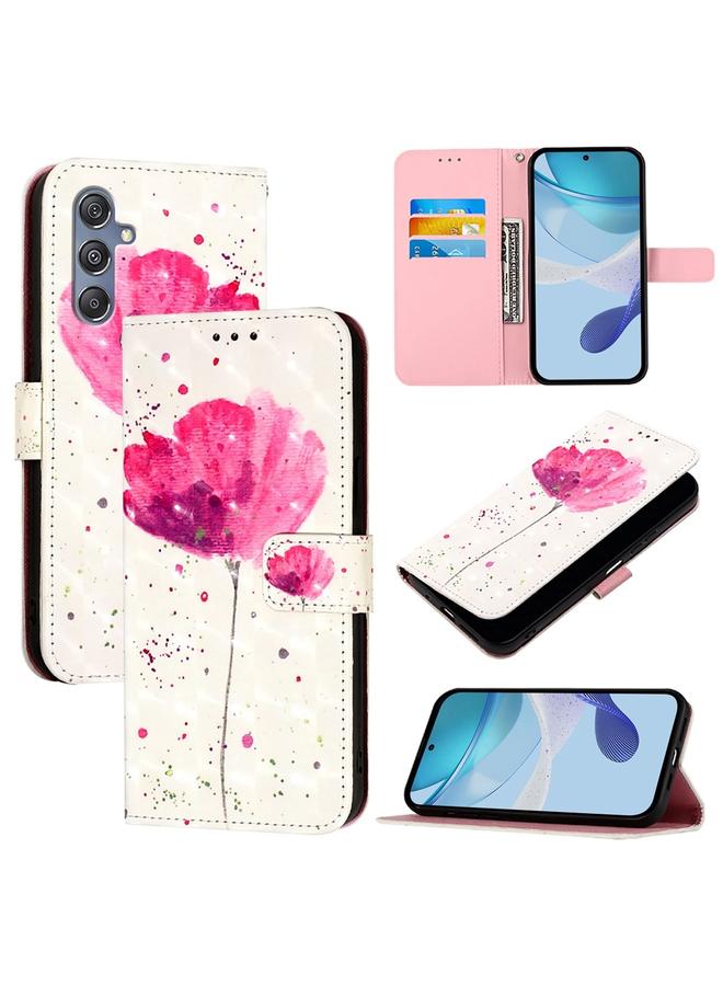 S-TOP Case For Samsung Galaxy M34 5G / F34 5G 3D Painting Horizontal Flip Leather Phone Case - Image 1