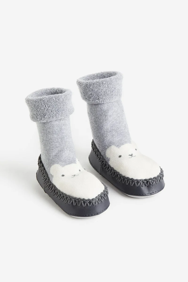 اتش اند ام Infant Printed Moccasins