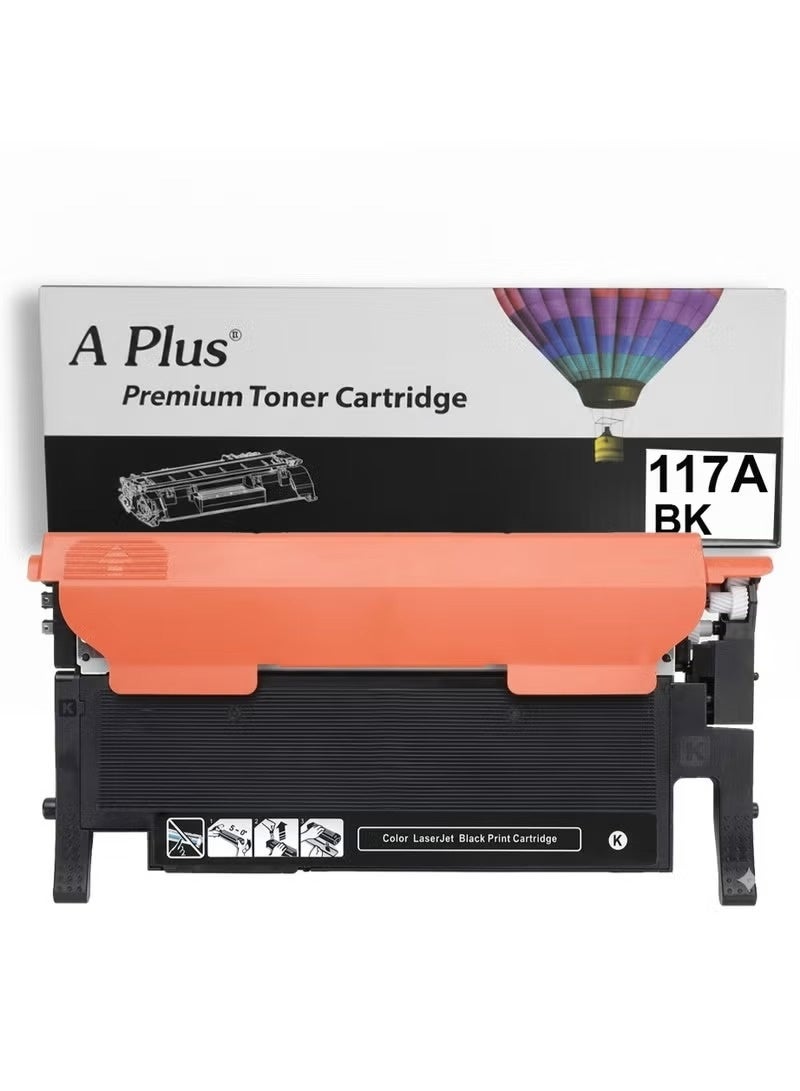 A Plus 117A Black Compatible Toner Cartridges W2070A for HP Color Laser 150a, 150nw, MFP 178n, 179fnw - Image 1