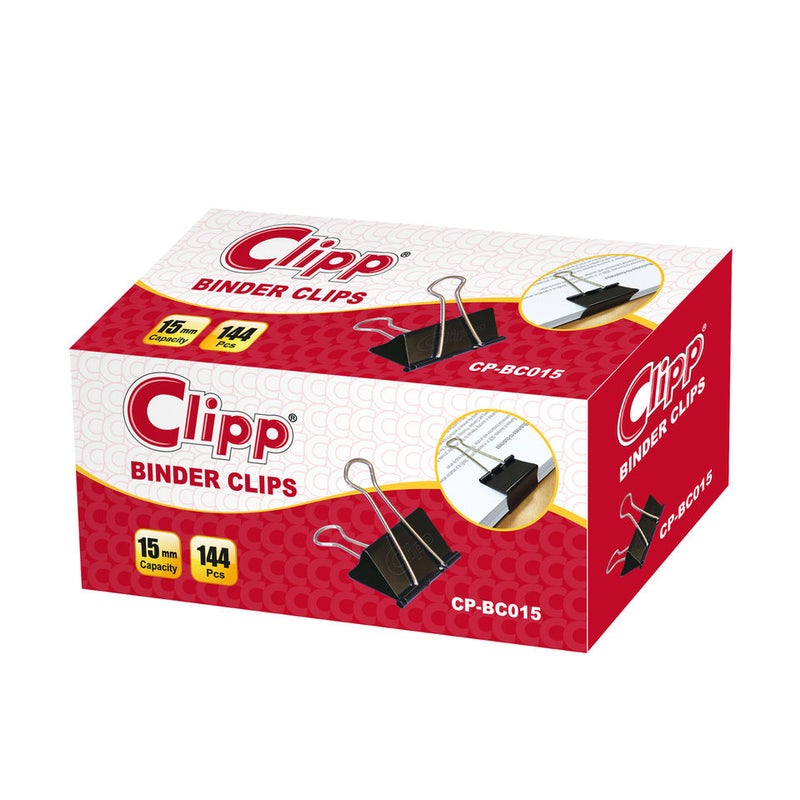 CLIPP Binder Clips - 15Mm
