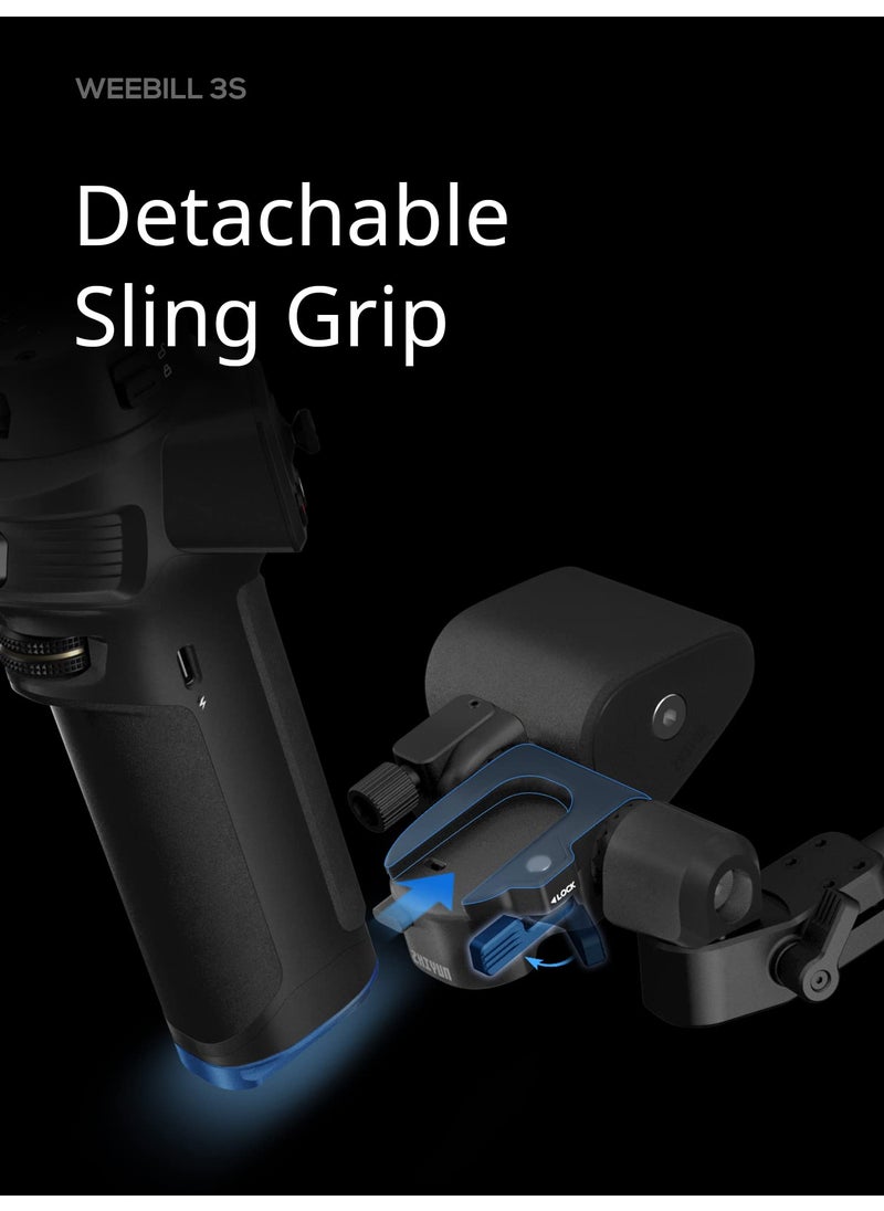 Zhiyun ZHIYUN Weebill 3S [Official] Gimbal Stabilizer for DSLR and Mirrorless Camera Canon/Nikon/Sony/Panasonic/Fujifilm,Fill Light,Native Vertical Shooting  - Image 3