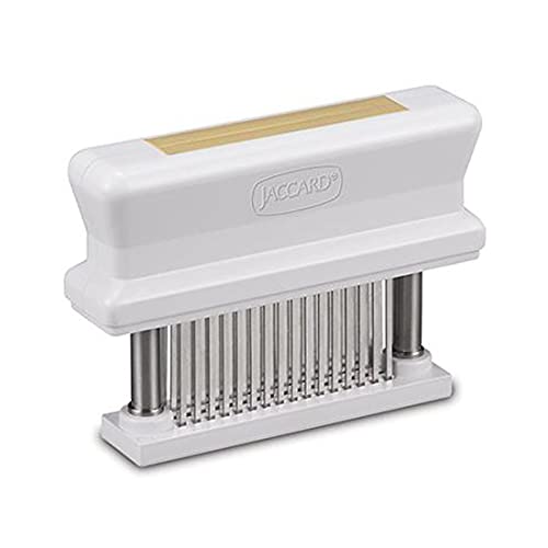 Jaccard 200348T, 48 Blade Durable Meat Tenderizer with Stainless Steel Razor Sharp Needle, Cooking Gadget for Tenderizing Chicken, Beef, Pork, Veal, BBQ, Tan - Image 1