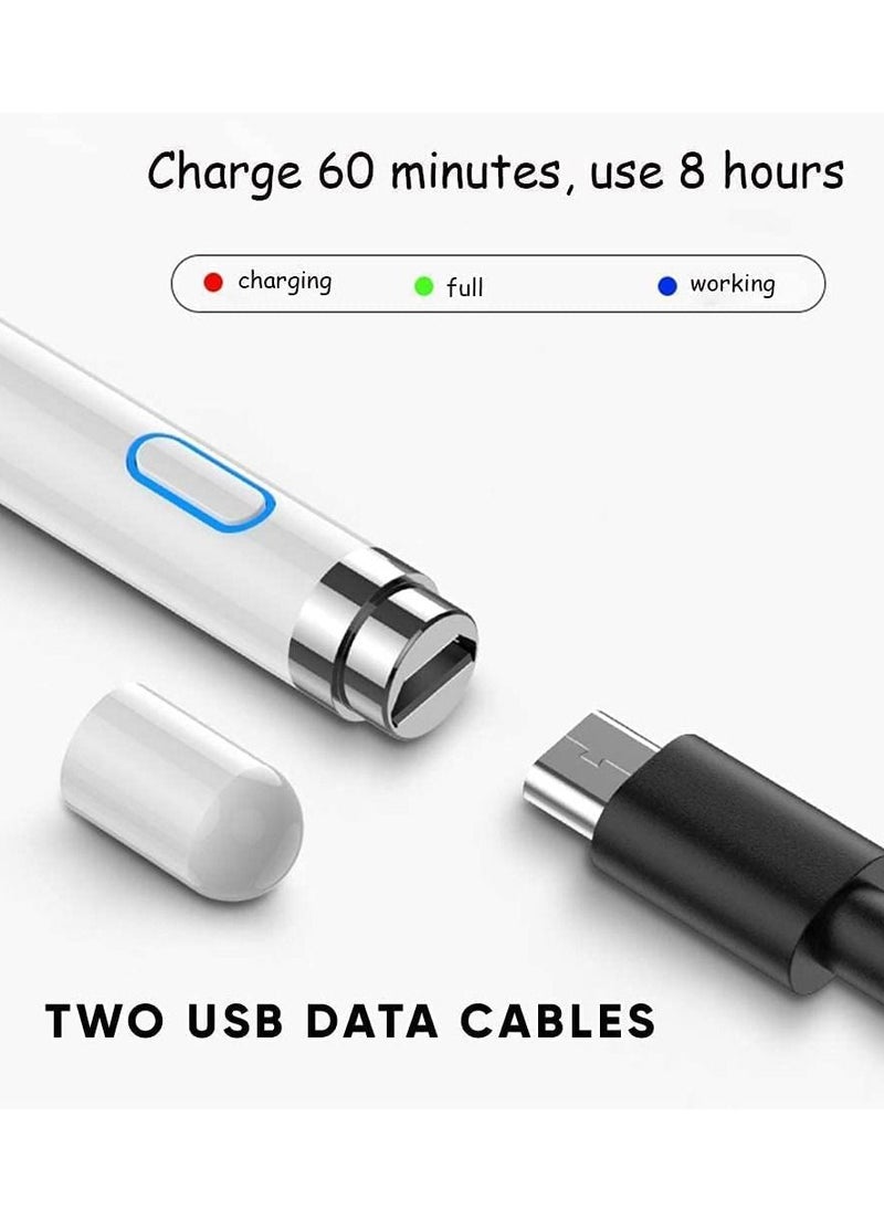 Generic - Stylus Pen Touch Screen Pencil: Active Stylus Pens Compatible for Apple iPhone iPad HP DELL Tablet Phone Laptop Chromebook Kindle Fire - Fine Point Digital Capacitive Drawing Pencil - Image 1