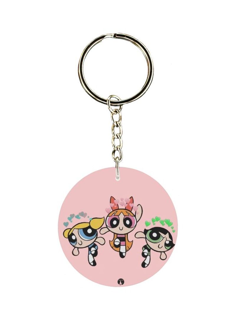 RKN Cartoon Printed Single Sided Keychain