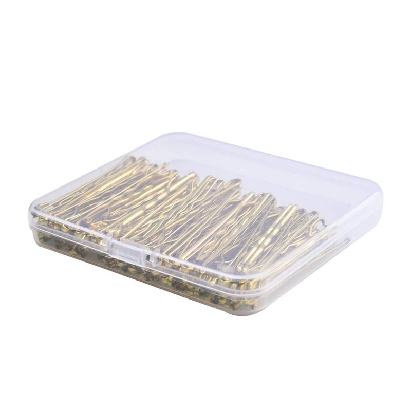 MORGLES Blonde Hair Bobby Pins, 120PCS 2Inches Gold Hair Pins for Women with Box - Image 2