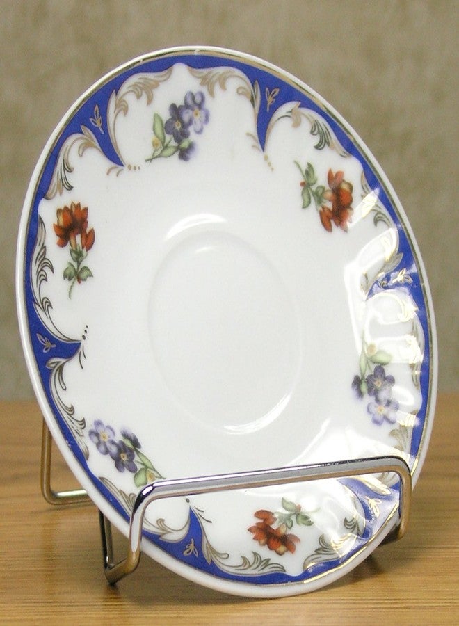 BANBERRY DESIGNS Silver Wire Easel Display Stand - Smooth Chrome Metal - 3 Inch High - Pack of 6 - Image 5