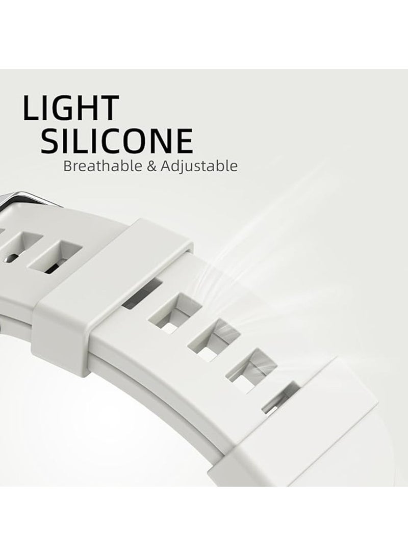 Adjustable Band Compatible with WHOOP 5.0 / 4.0 / 3.0 Fitness& Activity Tracker, Soft and Durability Silicone Waterproof Strap, Comfortable & Breathable and Perfect for Every Occasion for Enhanced Performance - Image 2