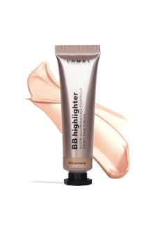 LAMEL Lamel Dewy Cream BB Highlighter  Lightweight Buildable and Luxuriously Glossy with Radiant Naturallooking NonGreasy Moisturizing and LongLasting Formula for Flawless SkinBrightening  402 