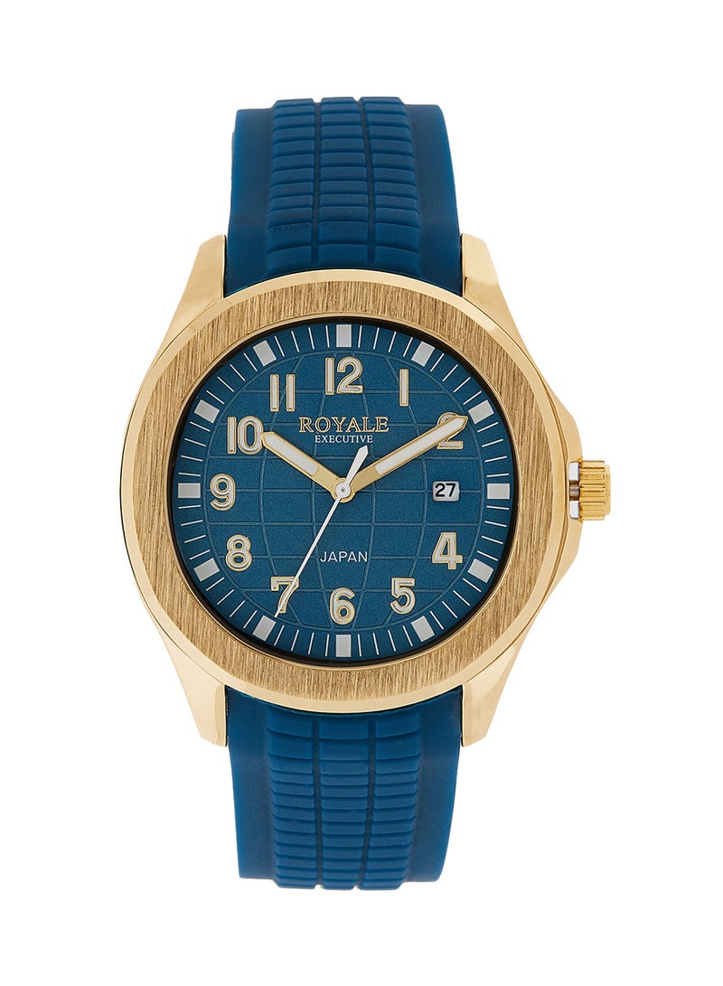 Royale Executive Men's Classic Rubber Strap Watch - Image 1