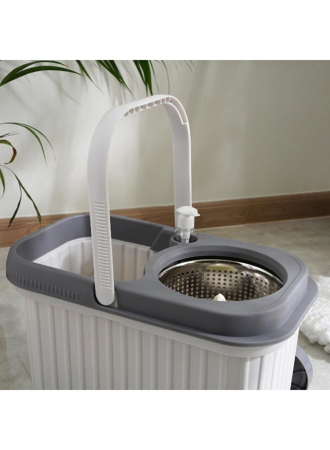 Pan Home مجموعة ممسحة سهلة 8 لتر 47X26X26.5 سم - أبيض - Image 5