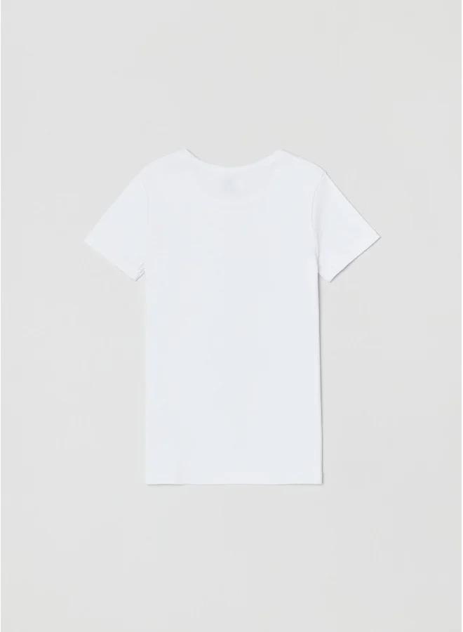 او في اس OVS Girls 2-Pack T-Shirts - Pink