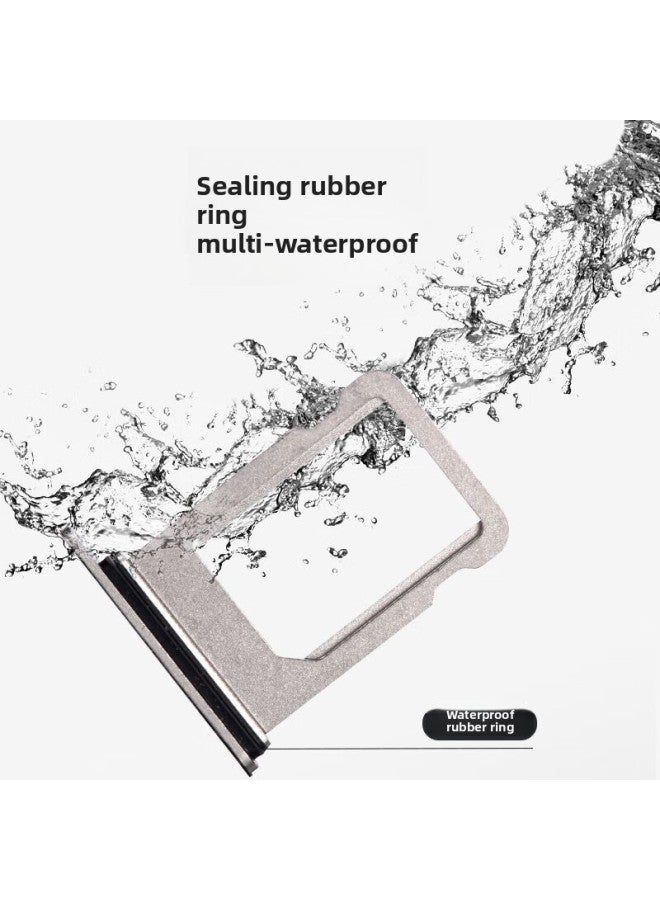 E-repair Is Suitable For Huawei Nova9 Cato Nova8SE Vitality Version Card Slot Sim Card Nova7SE Phone-Color:Suitable For Nova8 [bright Black] Card Tray With Waterproof Rubber Ring-Capacity:Default Items  - Image 5