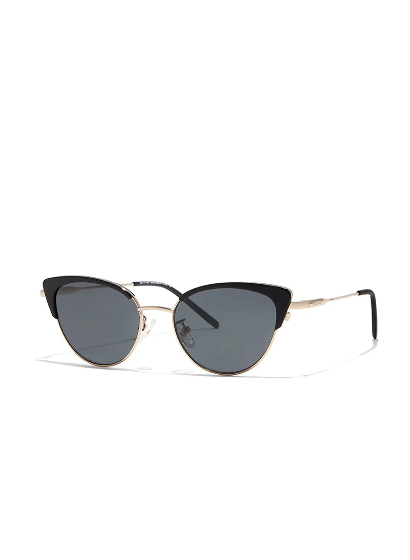 30Sundays Daisy,Women Sunglasses, Cat Eye Sunglasses, UV Protection: UV400 (Black,Black)