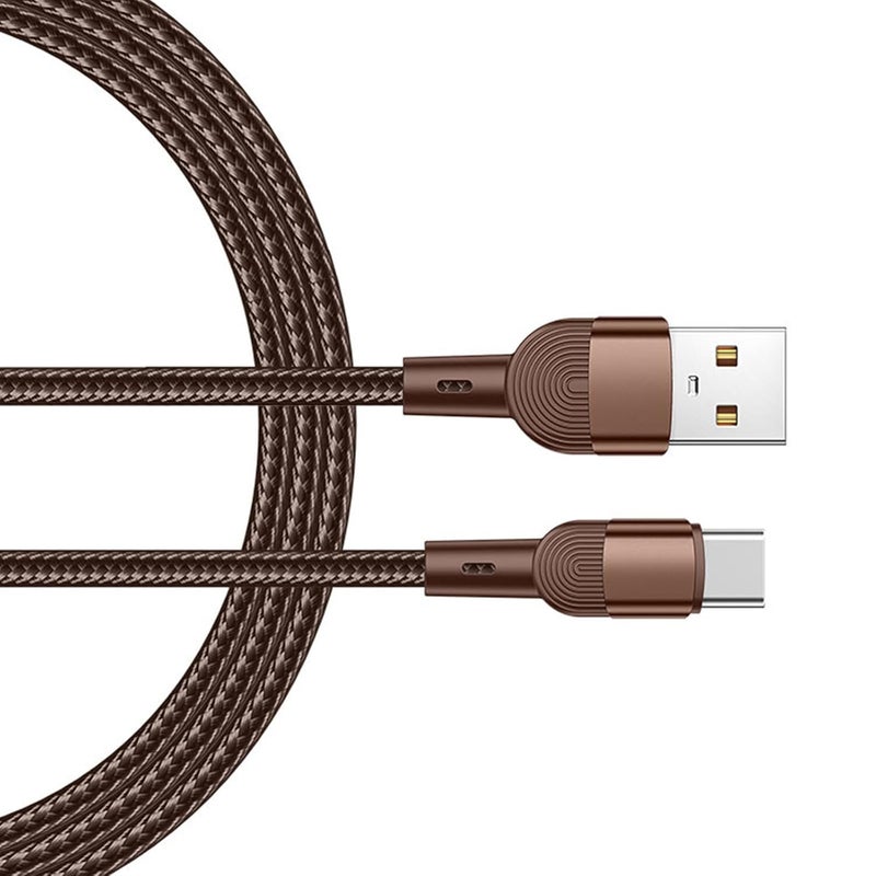 1M/2M 100W 480Mbps Fast Charge Data Sync Cable Type-C USB a to Type-C Cord Braided Data Cord Portable - Image 1