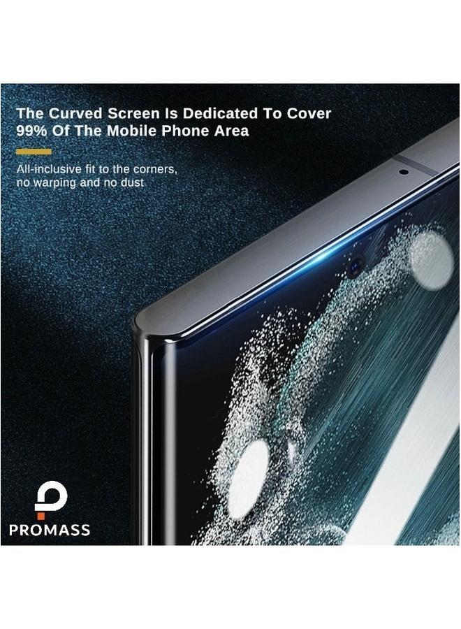 بروماس واقي شاشة نانو 11D لهاتف Samsung Galaxy Note 20 Ultra بتغطية كاملة من الحافة إلى الحافة ومضاد للانفجار ومضاد لبصمات الأصابع - Image 3