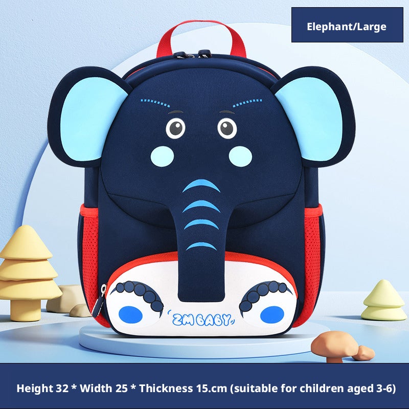 Cartoon Cute Kids Backpack Neoprene Lightweight Anti-Lost - Image 5
