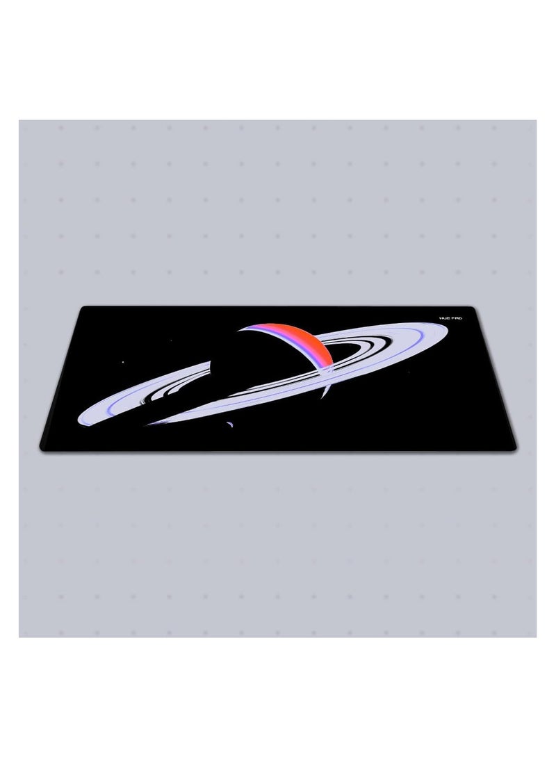 HUE PAD HUEPAD GALAXY SERIES Premium Mousepad HYDRAGLIDE Fabric Gaming Mousepad XL Desk Pad or Desk Mat with Carry Case Tube SATURN 1 UV  - Image 2