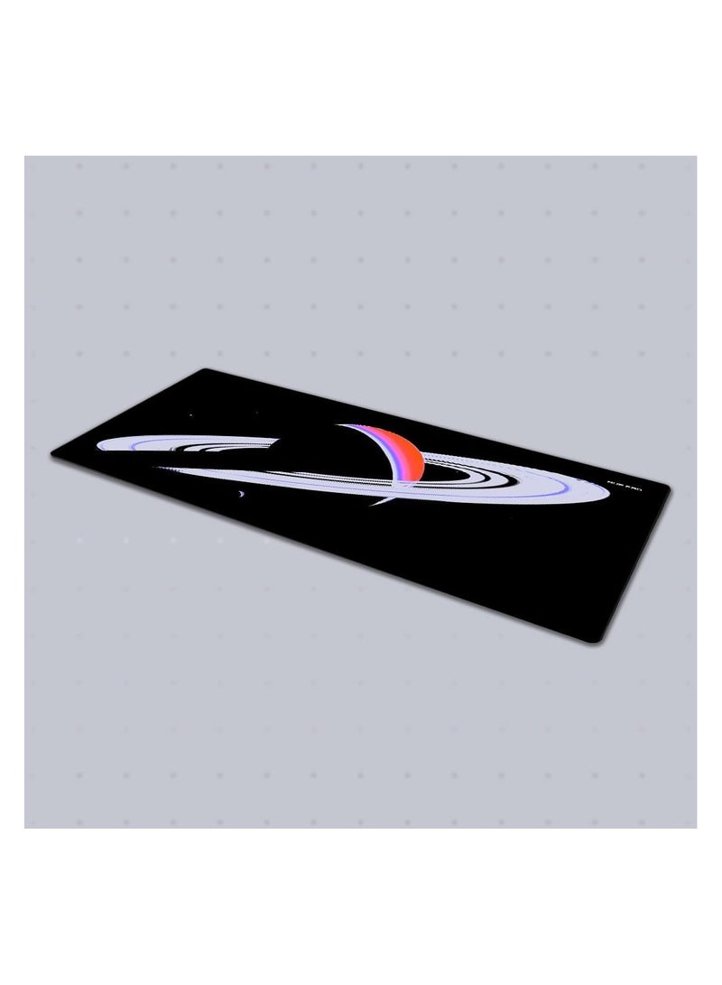 HUE PAD HUEPAD GALAXY SERIES Premium Mousepad HYDRAGLIDE Fabric Gaming Mousepad XL Desk Pad or Desk Mat with Carry Case Tube SATURN 1 UV  - Image 3