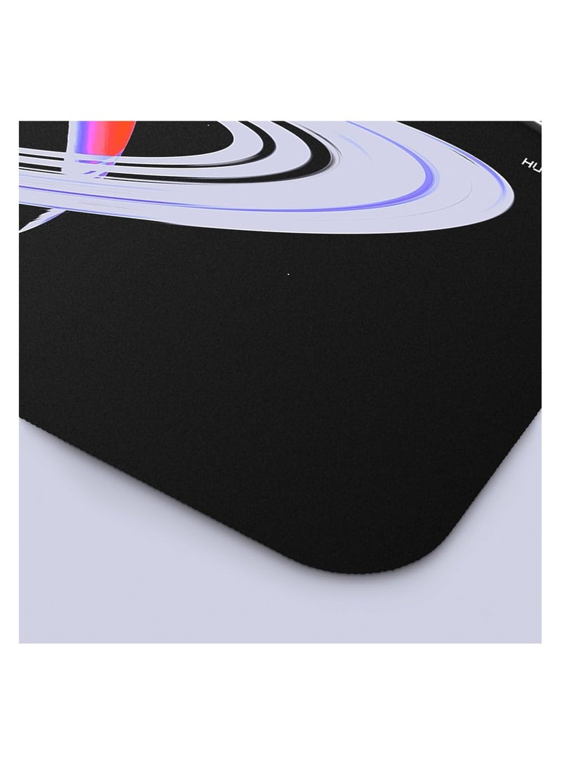 HUE PAD HUEPAD GALAXY SERIES Premium Mousepad HYDRAGLIDE Fabric Gaming Mousepad XL Desk Pad or Desk Mat with Carry Case Tube SATURN 1 UV  - Image 4