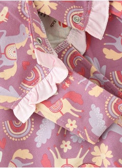 Elegant Kids Sunny Day Sunshine: Girls' Comfy Cotton Rompers Playful Style & Breezy Comfort  - Image 3