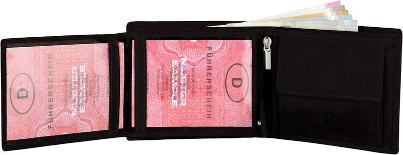 WildHorn mens Leather Wallet Belt Combo Men's Wallet - Image 5