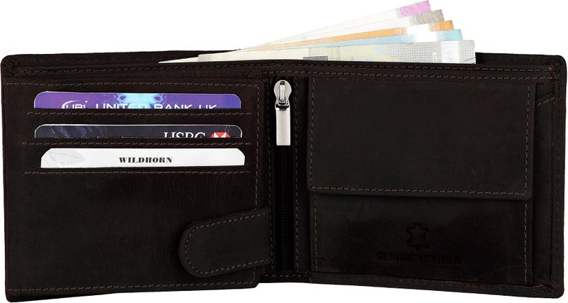 WildHorn mens Leather Wallet Belt Combo Men's Wallet - Image 3
