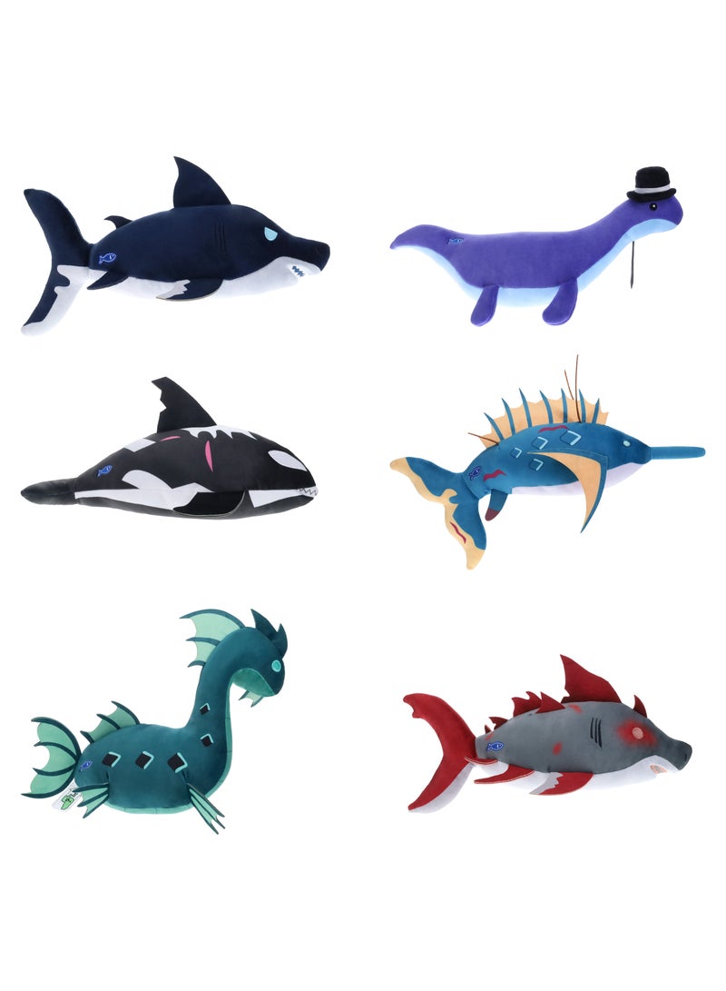 PhatMojo Fisch Mystery Deluxe Plush 8-Inches, Series 1, Assorted 1 Piece  (Style & Color May Vary) | DLC Code Included! | Collectible Plush Toy | Soft Toy | Blind Box | Mystery Plush | Surprise Plush | Perfect for Kids, Gamers and Collectors. - Image 2