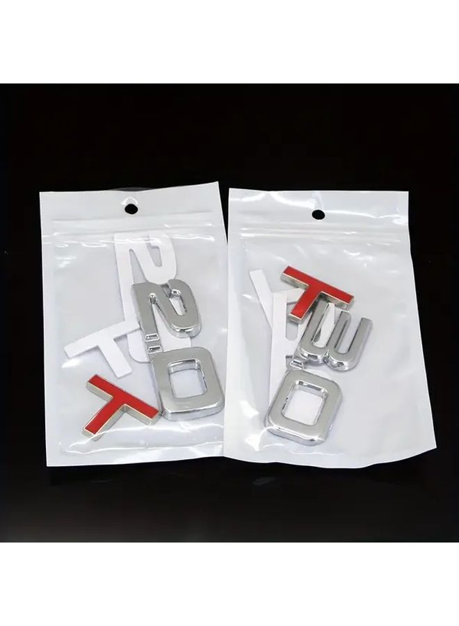Universal 3D Metal Displacement Car Emblem 1.8 Sticker High End Styling - Image 4
