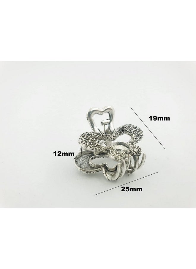 DHAVESAI Dhavesai m.b.v Metal Multi Design Hair Claw Clips,Catch Banana Clips,Clamp Hair Accessories for Girls Women small size pack of 2 (Multi color and Design as Per availability)  - Image 3