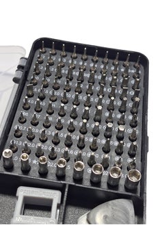 Generic Latest PC Repair Screwdriver Set, 115 in 1 Professional Precision Screwdriver Set, Multi-Function Magnetic Repair Computer Tool Kit For Mobiles/Tablets/Glasses/Laptop/PC Gray  - Image 2
