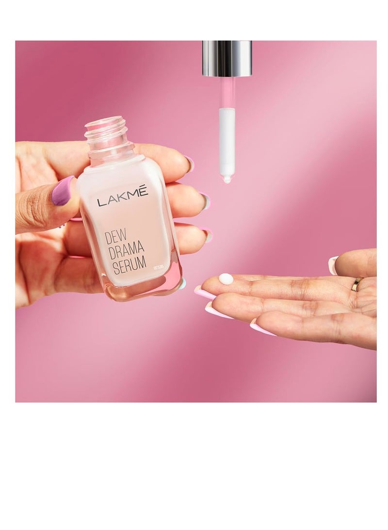 لاكمي مصل لاكمي 6% فيتامين E نياسيناميد فيتامين F وبرو سيراميد ديو دراما لتحسين حاجز البشرة والبشرة الندية المشعة 30 مل - Image 4