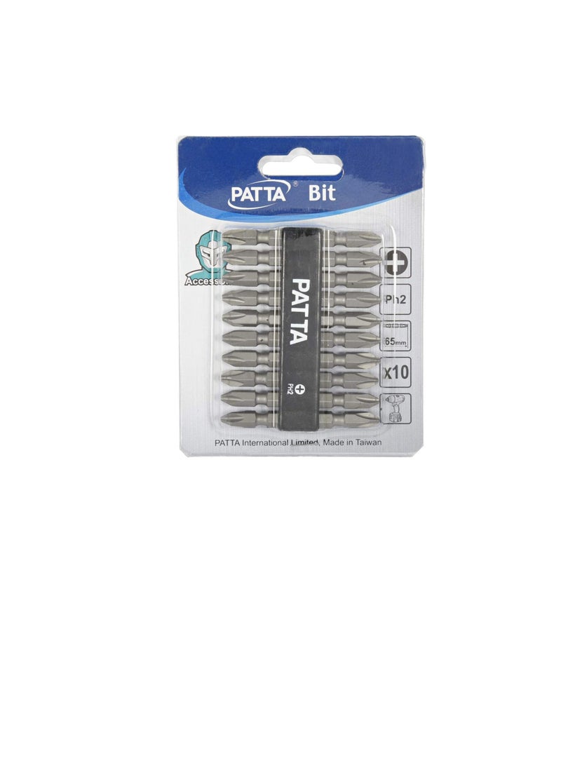 Patta Screwdriver Bit Set 10 Pieces - Image 1