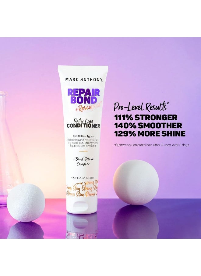 MARC ANTHONY - Repair Bond Conditioner - Repairs, Strengthens & Maintains Bonds Within Hair - Eliminates Frizz, Flyaway & Reduce Breakage - Dry & Damaged Hair Professional Treatment - Image 1
