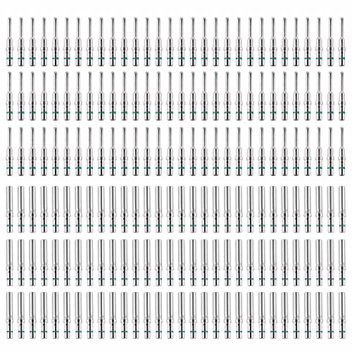 JRready 90 Pairs180PCS Deutsch Connector Pins and Sockets Solid Contacts Size 16 MaleFemale Pins 046021516141046220916141 DT Connector Terminals Wire Size 1420AWG ST6281 - Image 1