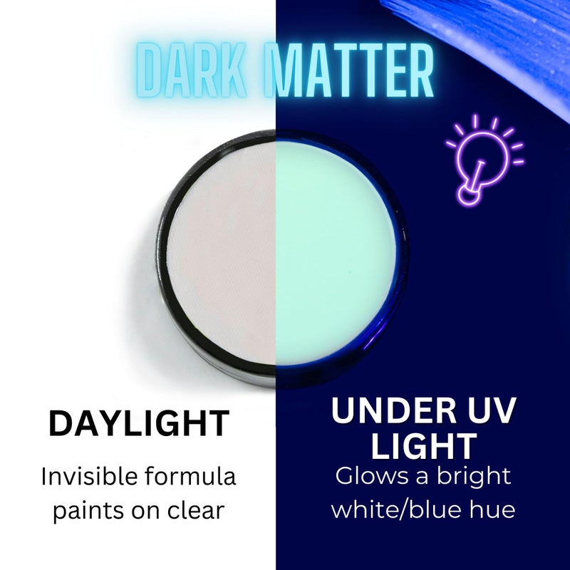 Mehron Paradise FX UV Neon Glow â€“ Neon UV Dark Matter 1.4 oz | Water Activated Black Light UV Paint for Raves, Costumes, SFX, Halloween, Stage, Theater & Cosplay - Image 2