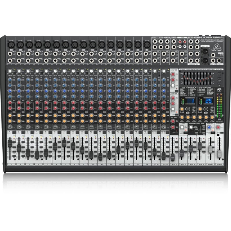 behringer خلاط استوديو / مباشر Behringer SX2442FX Eurodesk - 24 مدخل 4 حافلات - Image 1